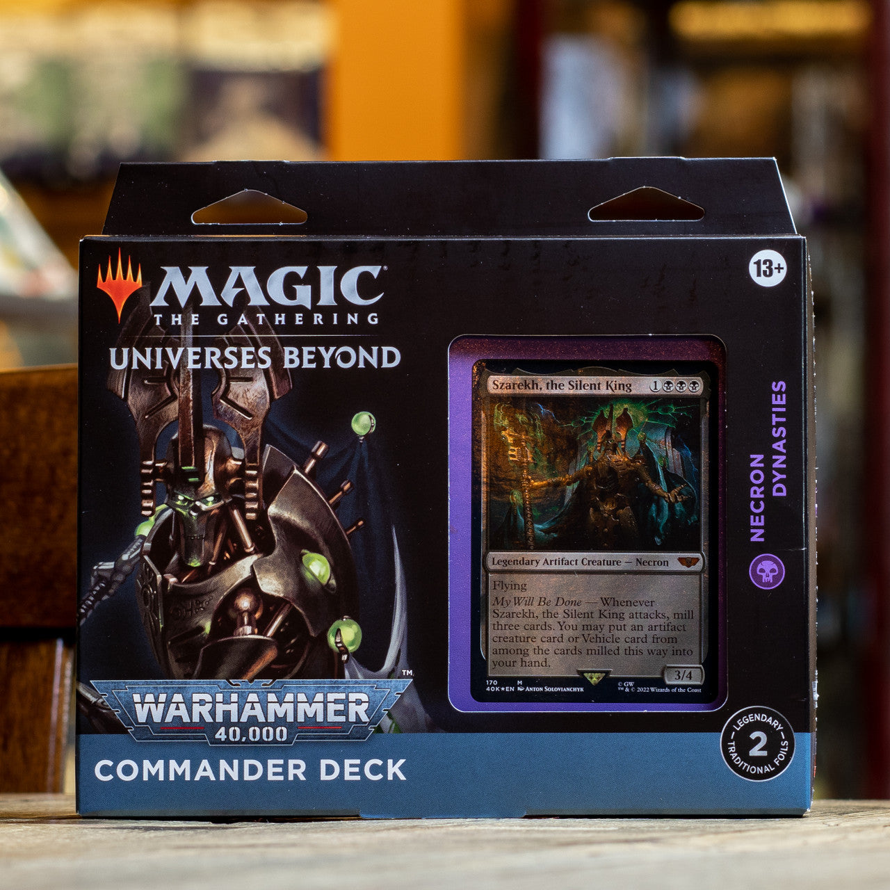 Warhammer 40K Commander Deck - Necron Dynasties Moxie Card Shop Warhammer 40K Commander Deck - Necron Dynasties Moxie Card Shop