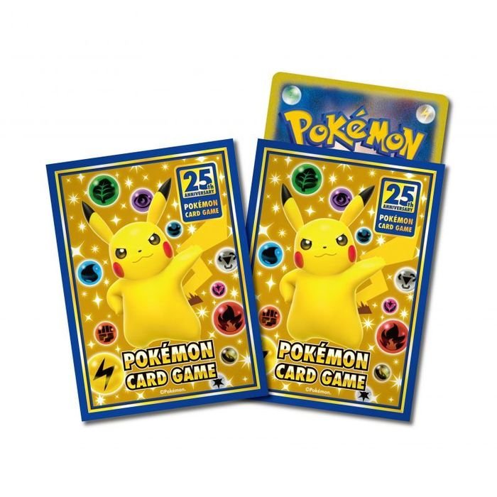 Pokemon "25th Anniversary" Card Sleeves (64 count)