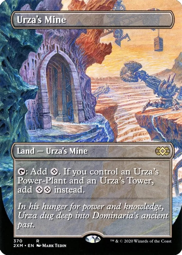 Urza's Mine (Foil Full Art) [Double Masters] - Mark Tedin Signature - Magic: The Gathering