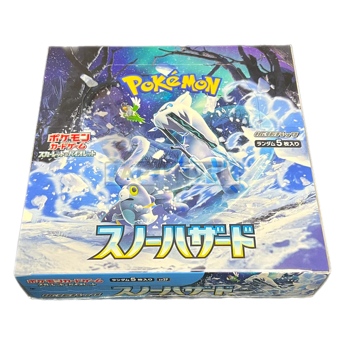 Pokemon TCG Scarlet & Violet Snow Hazard Booster Box Sv2P - Korean Version Sealed Korean Booster Box Pokemon Pokemon TCG Scarlet & Violet Snow Hazard Booster Box Sv2P - Korean Version Sealed Korean Booster Box Pokemon