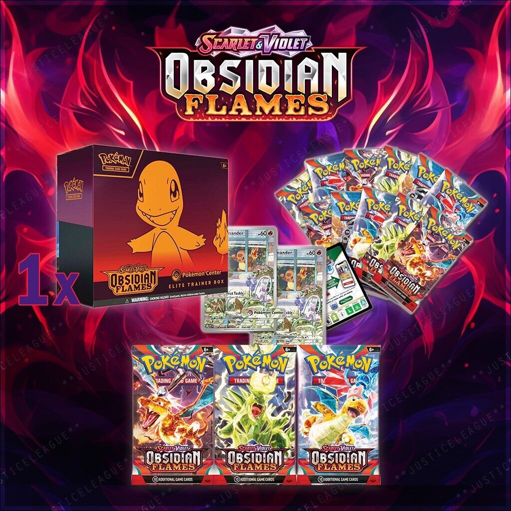 Obsidian Flames Pokemon Center Elite Trainer Box