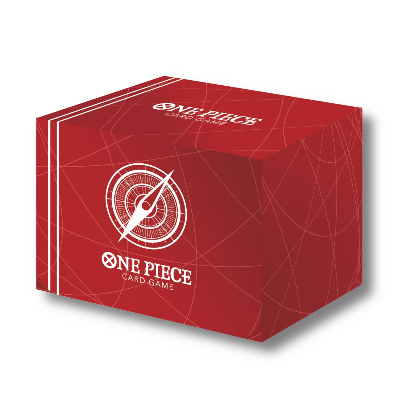 One Piece Clear Card Case Red