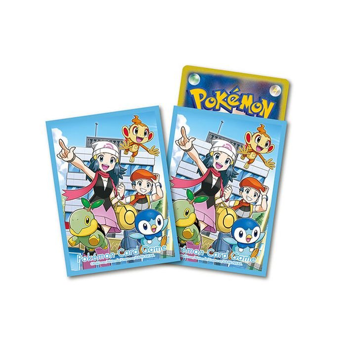 Pokemon "Dawn, Lucas, & Sinnoh Starters" Card Sleeves (64 count)