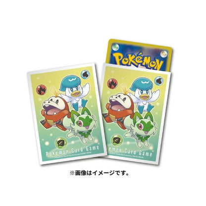 Pokemon "Sprigatito, Fuecoco, & Quaxly" Card Sleeves (64 count)