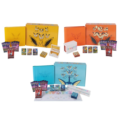 Eevee Advanced Gift Box Full Bundle: Vaporeon, Flareon, & Jolteon