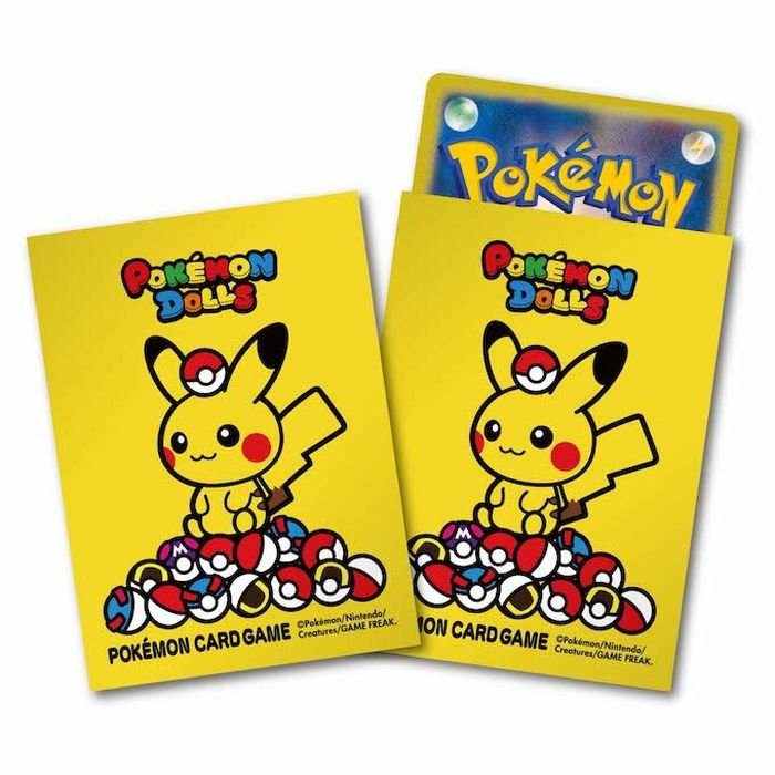 Pokemon "Pikachu Pokemon Dolls" Card Sleeves (64 count)