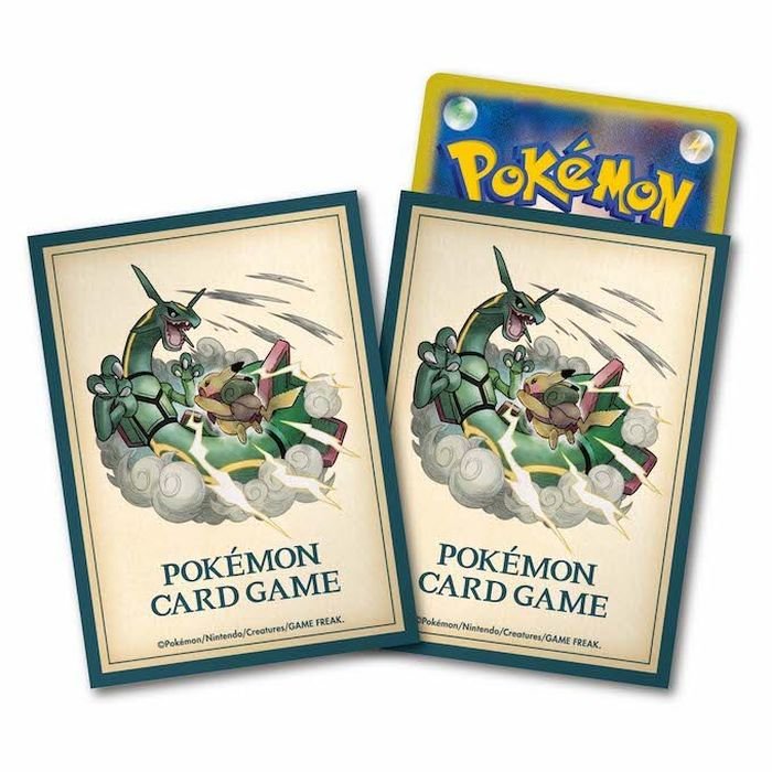 Pokemon "PIKACHU ADVENTURE / Rayquaza" Card Sleeves (64 count)