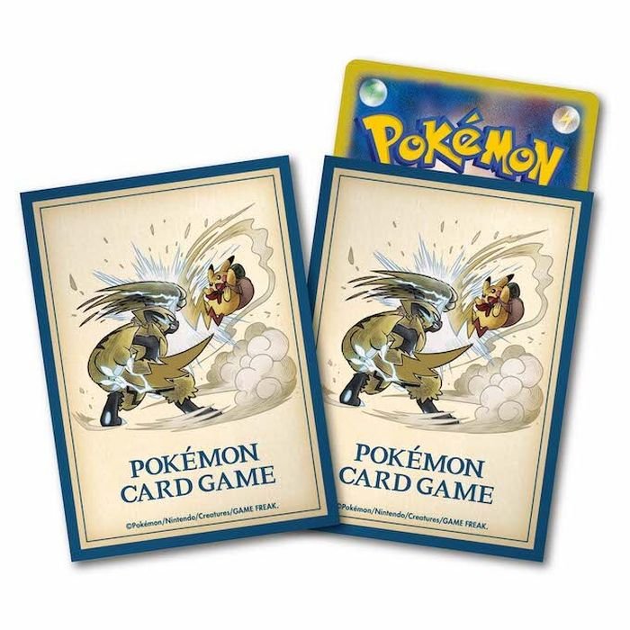 Pokemon "PIKACHU ADVENTURE / Zeraora" Card Sleeves (64 count)