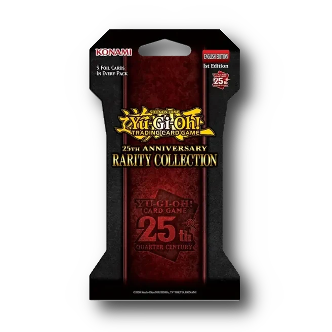 25th Anniversary Rarity Collection Sleeved Booster Pack