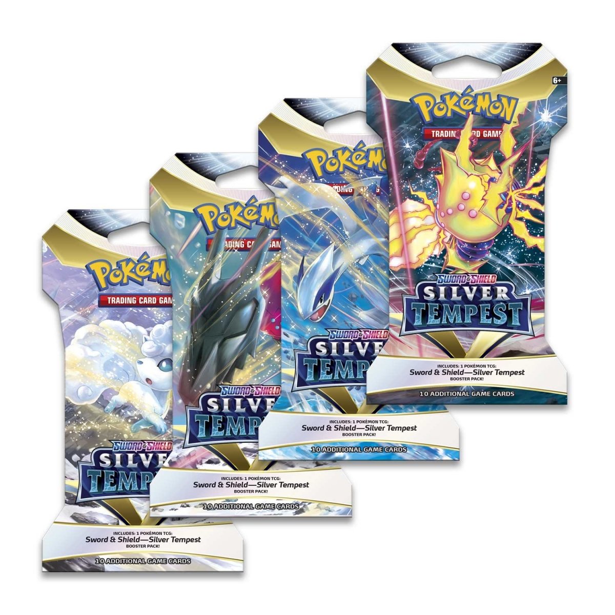 Silver Tempest Sleeved Booster Pack