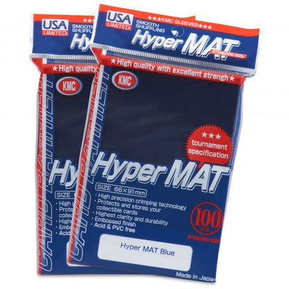 KMC Hyper Mat Card Sleeves (USA 100 pack)