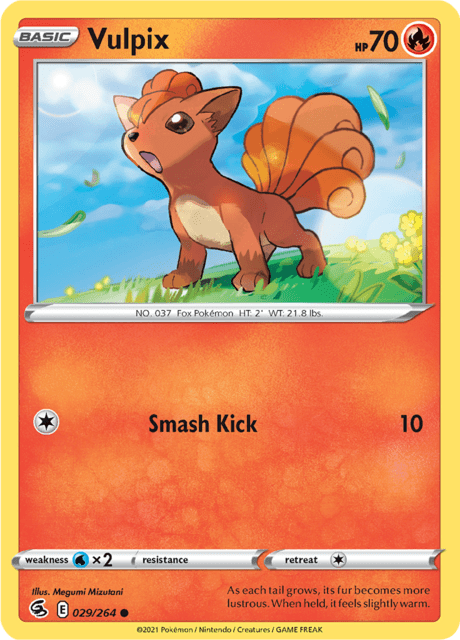 Vulpix Fusion Strike Pokemon Card – Moxie Card Shop