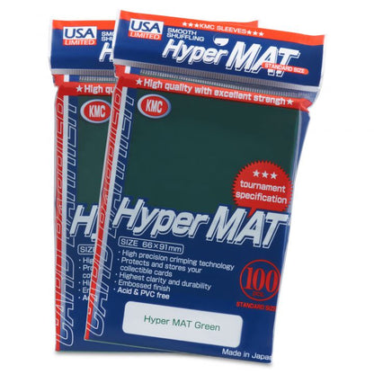 KMC Hyper Mat Card Sleeves (USA 100 pack)