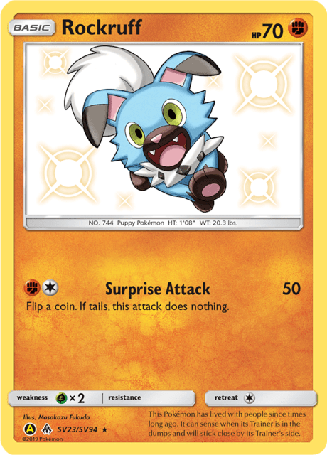 Rockruff Sword & Shield Promo Pokemon Card – Moxie Card Shop