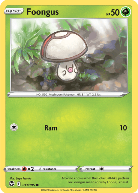 Foongus Crown Zenith Pokemon Card – Moxie Card Shop