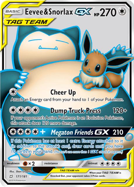 Eevee & Snorlax-GX