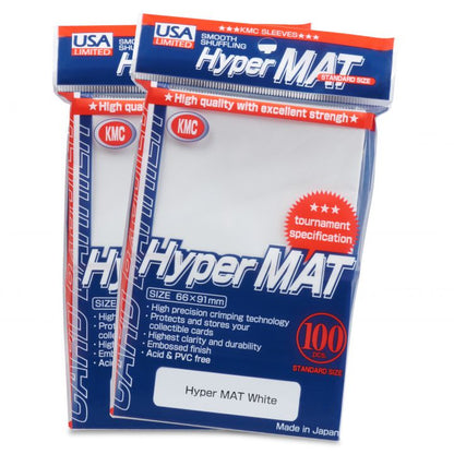 KMC Hyper Mat Card Sleeves (USA 100 pack)